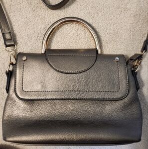 Bronze Crossbody with Gold Hardware